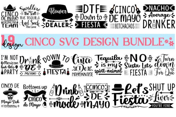Cinco De Mayo Svg Bundle Mexico Fiesta