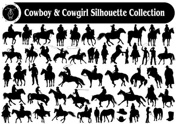 Cowboy and Cowgirl Silhouettes Bundle Review