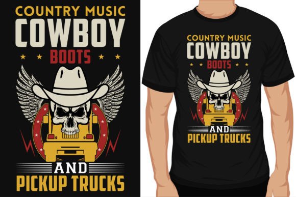 Cowboy Truck Driver Tshirt Design Review