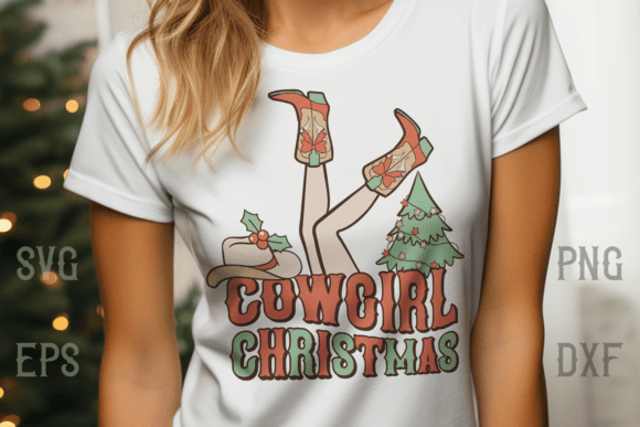 Cowgirl Christmas Boots Tree Hat SVG Review