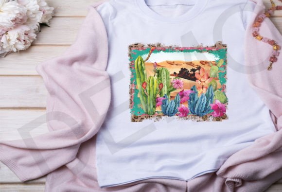 Western Cowhide Cactus Design Review