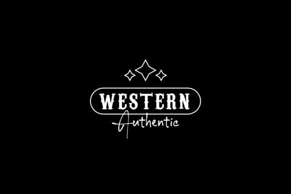 Western Logo Vector Icon Illustration Review